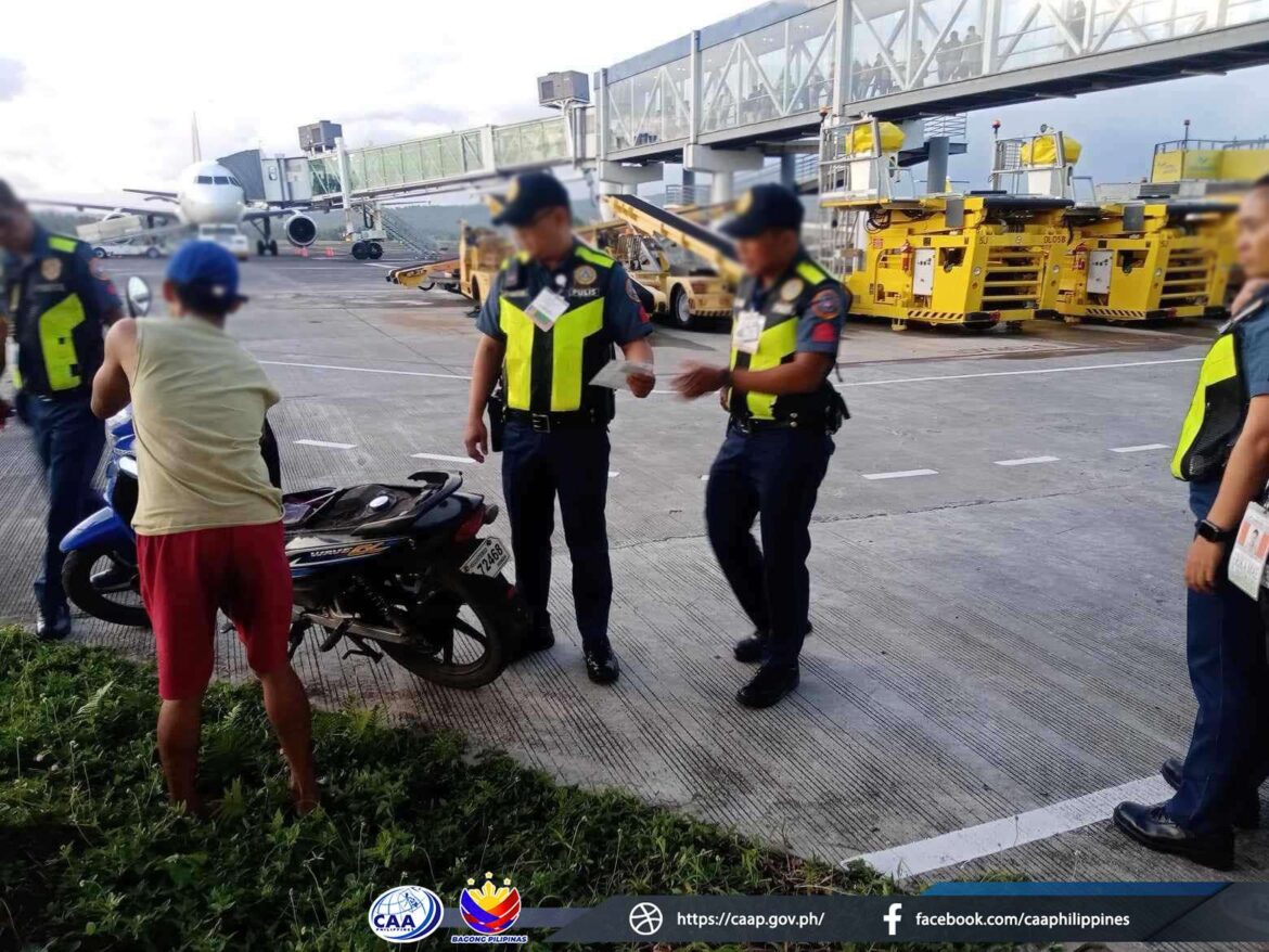 Trespasser at Bicol Airport fined for airside violation