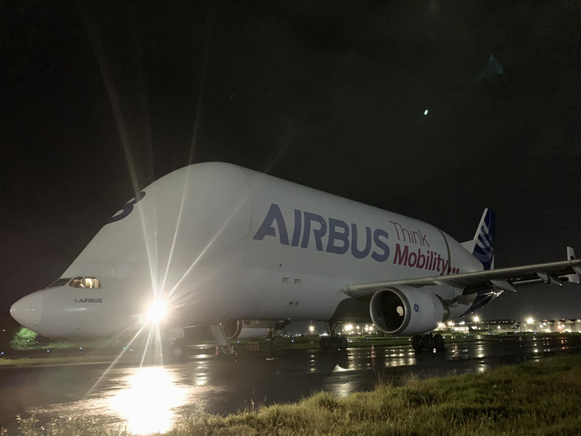 Airbus Beluga touches down in the Philippines